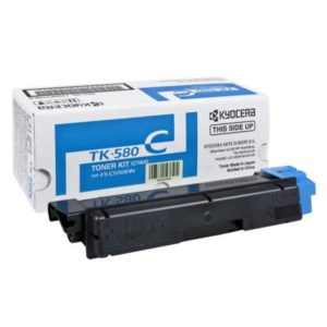 Заправка картриджа Kyocera TK-580C голубой (cyan)