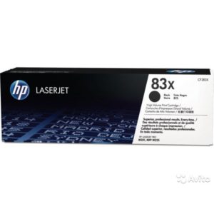 Заправка картриджа HP 83X CF283X