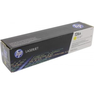 Заправка картриджа HP 126A CE312A желтый